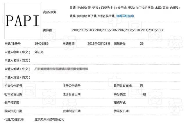 papi醬，你的商標已經被炒到180萬，你買嗎？